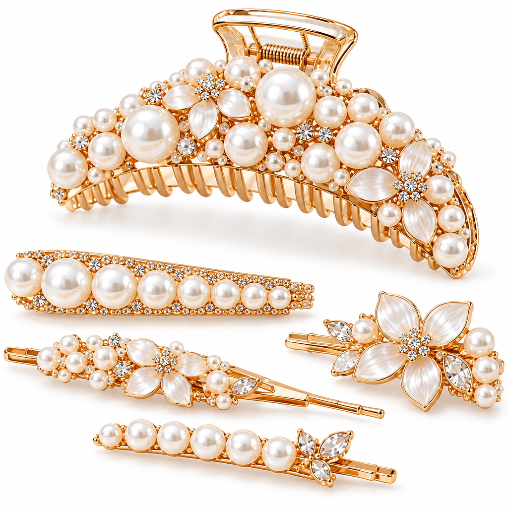 Belvuko Pearl Hair Accessories detail image 3