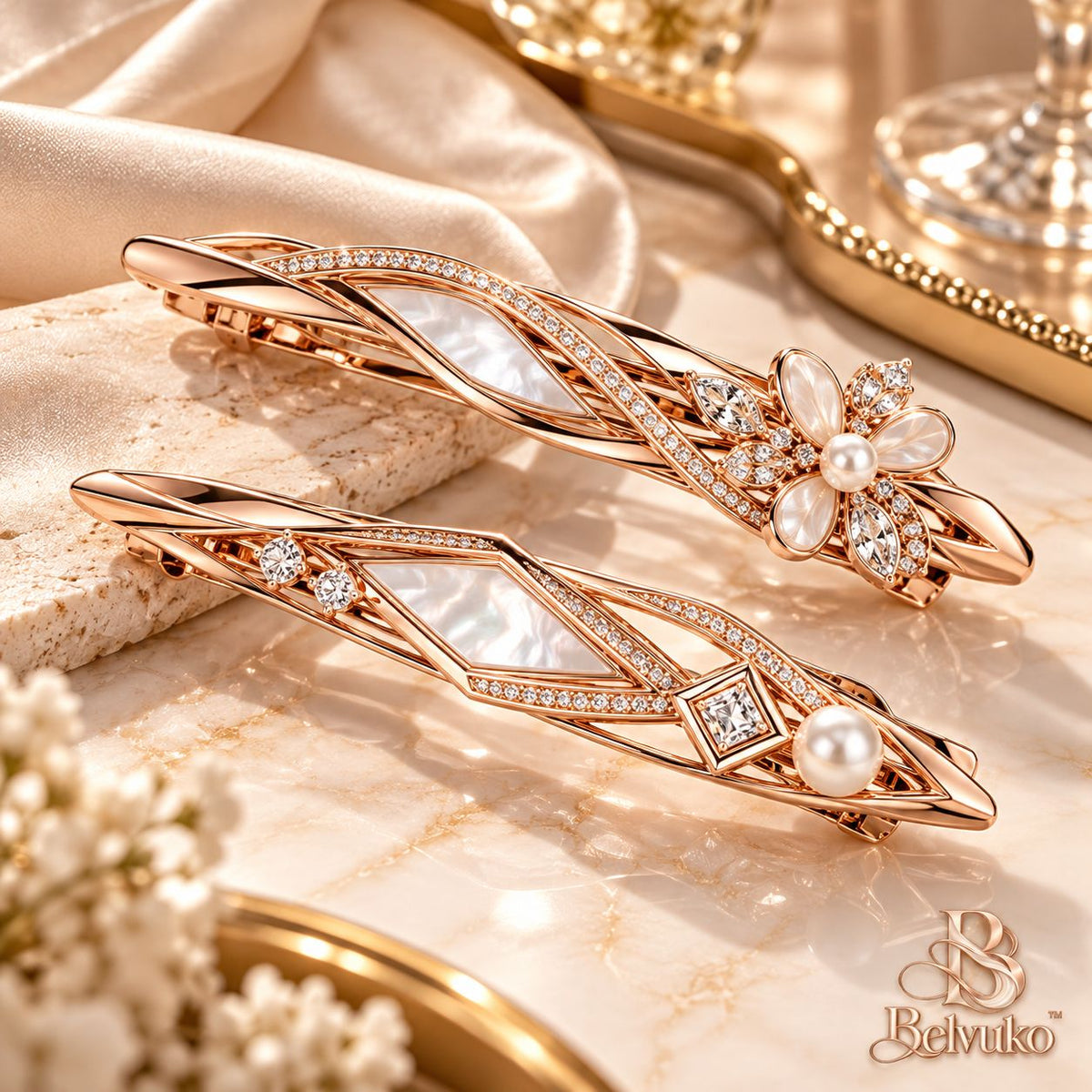 Belvuko Designer Hair Barrettes main image