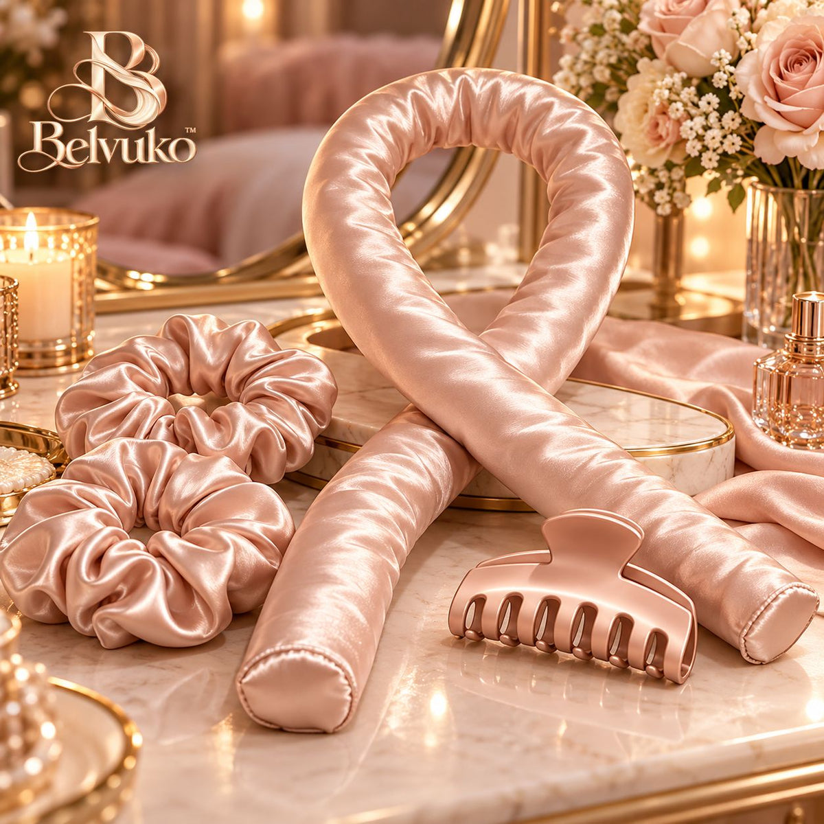 Belvuko Heatless Curling Set main image