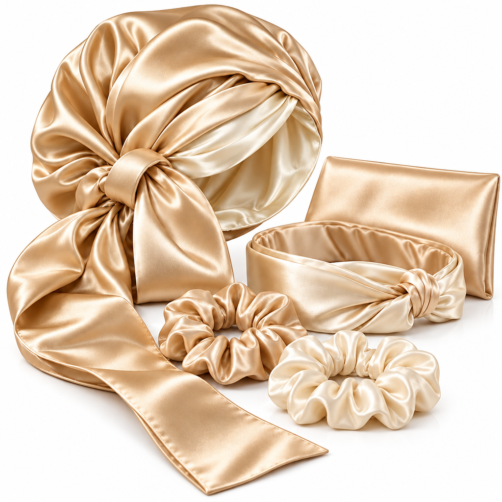 Belvuko Silk Hair Wrap & Styling Accessories detail image 3