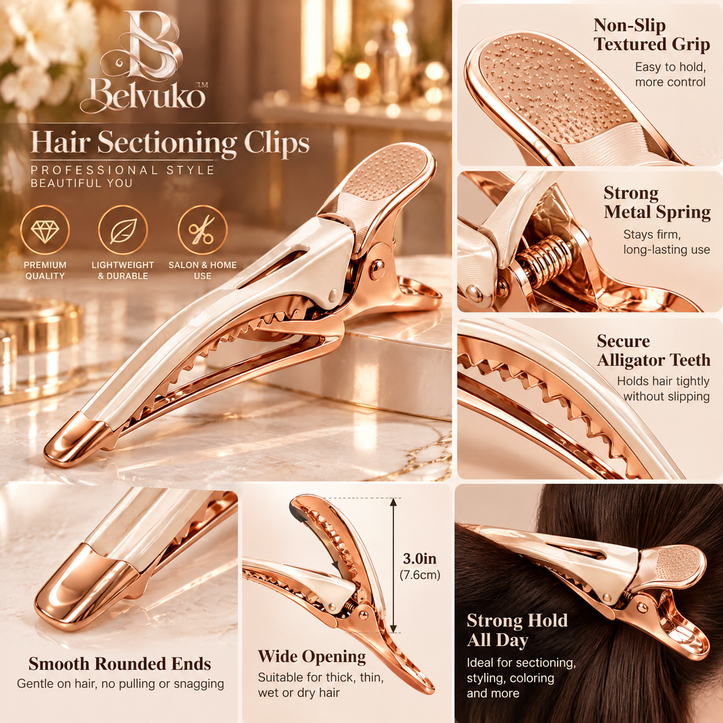 Belvuko Hair Sectioning Clips detail image 3