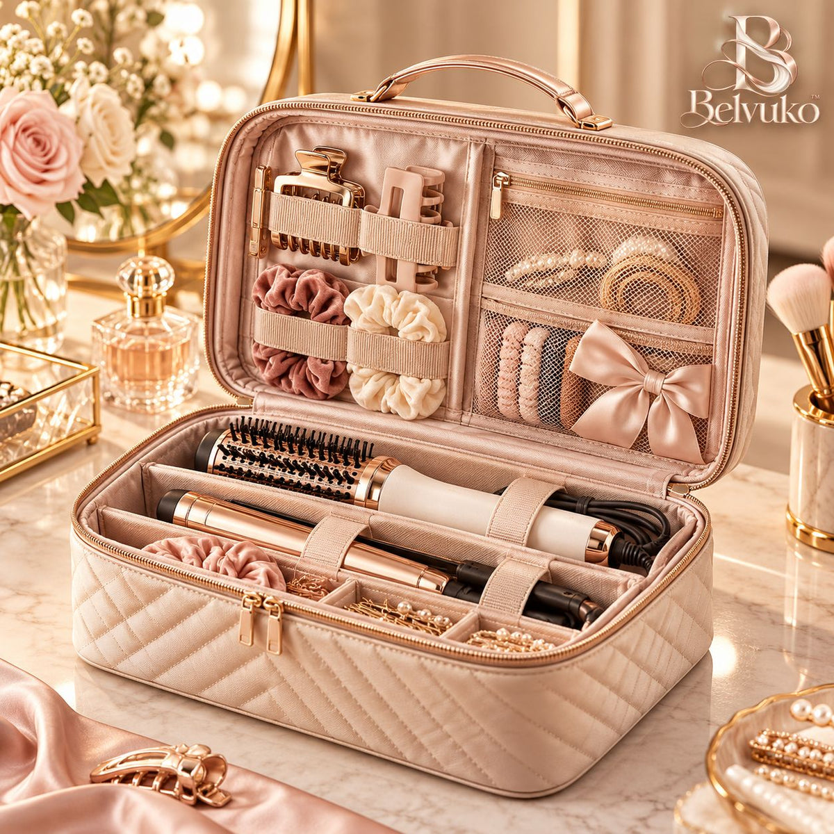 Belvuko Hair Styling Accessory Case main image