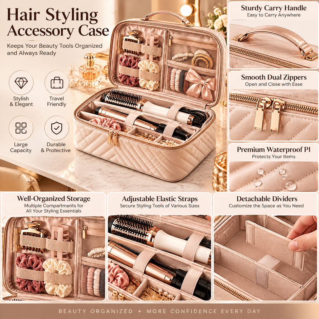 Belvuko Hair Styling Accessory Case detail image 3