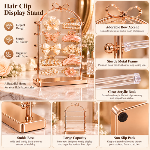 Belvuko Hair Clip Display Stand detail image 1